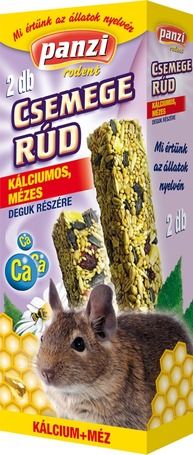 Panzi rodent food, Sticks, Calcium, Honey, 2 pcs, 230 g, Degu