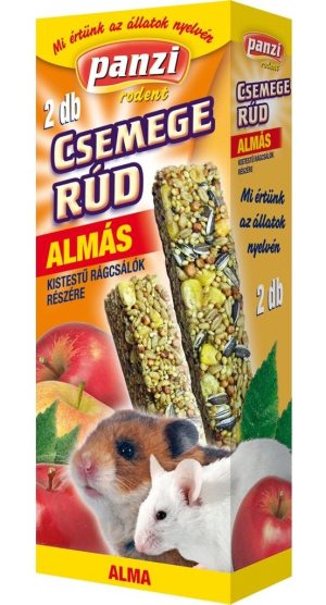 Panzi rodent food, Sticks, Apple, 2 pcs, 222 g, Small rodents