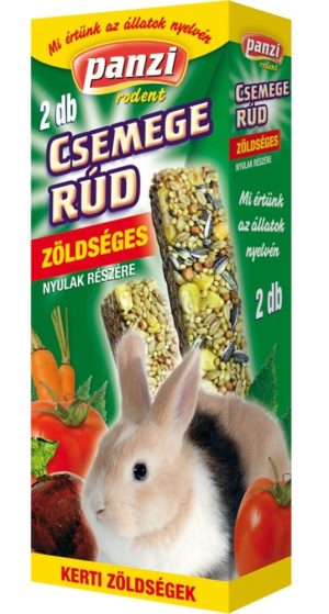 Panzi rodent food, Sticks, Vegetable, 2 pcs, 270 g, Rabbit