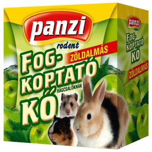 Panzi rodent gnawing stone, Green apple, 55 g