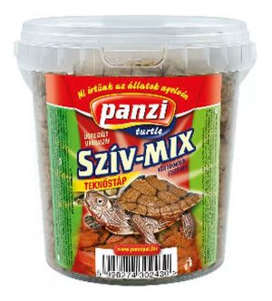 Panzi turtle food, heart mix (freeze-dried), 1 l, Beef