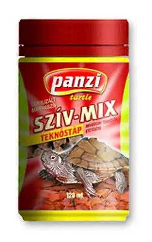 Panzi turtle food, heart mix (freeze-dried), 50 ml, Beef