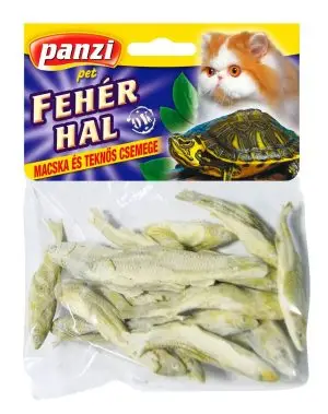 Panzi turtle-cat food, Dried white fish, 10 g