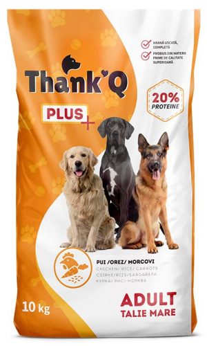 THANK'Q PLUS dry dog food, 10 kg, Poultry
