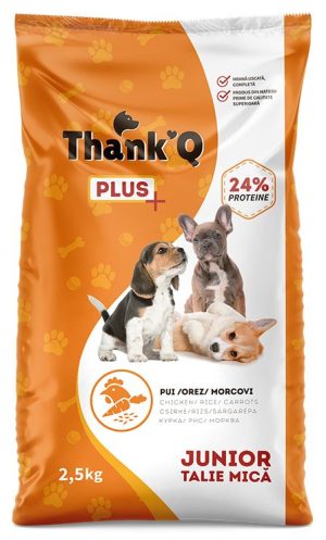 THANK'Q PLUS dry dog food, Junior, 2,5 kg, Poultry