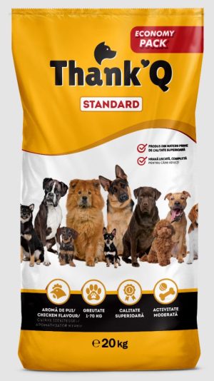 THANK'Q dry dog food, 20 kg, Poultry