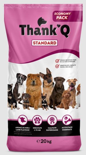 THANK'Q dry dog food, 20 kg, Lamb