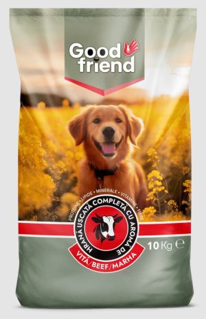 GoodFriend dry dog food, 10 kg, Beef