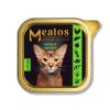 Meatos Cat wet cat food, pate, adult, alucup, 100 g, chicken, superfoods