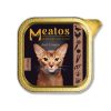 Meatos Cat wet cat food, pate, adult, alucup, 100 g, duck, veggies
